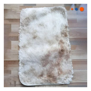 PACK12 BASE RECTANGULAR BLANCO Y CAMELLO TEXTURA PELUCHE 40X60CM Y+REGALO STICKER - 3
