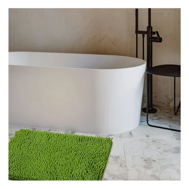 PACK4 DISEÑO RECTANGULAR DE MICROFIBRA VERDE LIMON 40 X 60 CM - 2