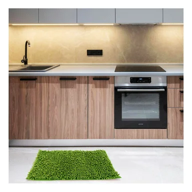 PACK4 DISEÑO RECTANGULAR DE MICROFIBRA VERDE LIMON 40 X 60 CM - 3