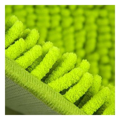 PACK12 PROTECCION OVALADA DE PISO 40X60CM MICROFIBRA VERDE LIMON Y+PAPEL REGALO - 3