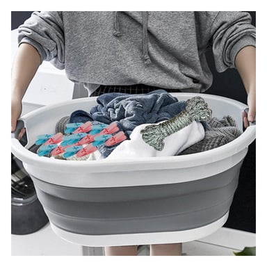 GANCHOS DE ROPA CURVOS DE PLASTICO EN DOS COLORES CON CUERDA PARA CASA - 2