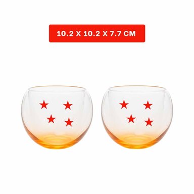 JARRO 250ML DE VIDRIO DORADO CON ESFERAS DEL DRAGON CON ESTILO DOBLE CAPA ACTUAL Y+PAPEL REGALO - 4