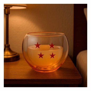 JARRO 250ML DE VIDRIO DORADO CON ESFERAS DEL DRAGON CON ESTILO DOBLE CAPA ACTUAL Y+PAPEL REGALO - 5