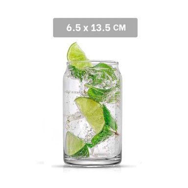 PACK2 VASO 300ML DE VIDRIO BOROSILICATO TRANSPARENTE CON FORMA DOBLE CAPA Y+REGALO STICKER - 4