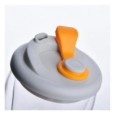 PACK4 ENVASE DE VIDRIO CON TAPA AJUSTABLE DE SILICONA 450 ML Y+PAPEL REGALO - 5