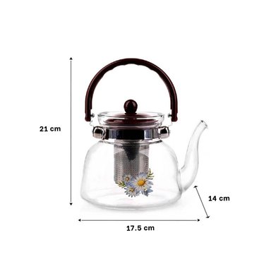 PACK6 RECIPIENTE TRANSPARENTE 1100ML CON TAPA GUINDA PARA HIDRATACION DIARIA - 4