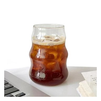 PACK6 JARRA DE VIDRIO 500ML CON TAPA Y SORBETE TRANSPARENTE ESTILO MODERNO - 5