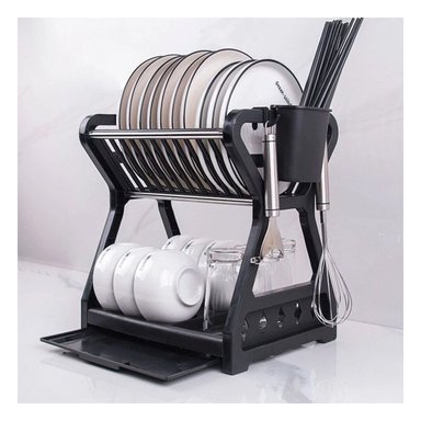 PACK2 REJILLA DE PLASTICO NEGRO CON DIVISIONES DE PLASTICO MUY FUERTE - 3