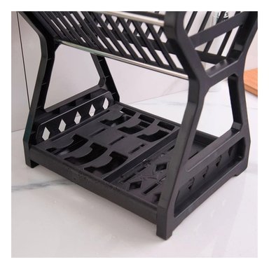 PACK2 REJILLA DE PLASTICO NEGRO CON DIVISIONES DE PLASTICO MUY FUERTE - 5