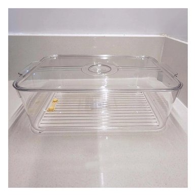 PACK6 TABLERO ACRILICO CON TAPA RECTA Y DESAGUE PARA COCINA 30X20X15CM - 2