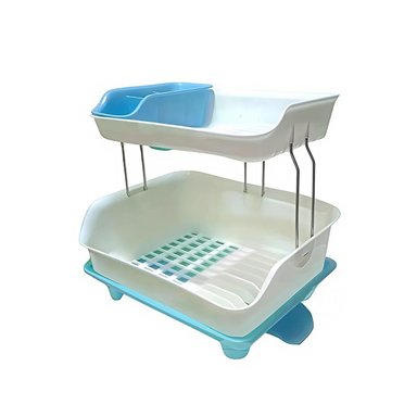 PACK2 SOPORTE DE MENAJE CELESTE CON ESTRUCTURA FIRME PARA LOS PLATOS - 3