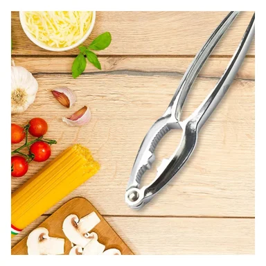 PACK2 PINZA COMPACTA PLATEADO PARA ROMPENUECES DE COCINA PROFESIONAL Y+PAPEL REGALO - 5