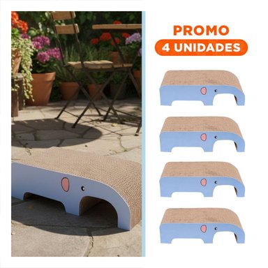 PACK4 MODELO COMPACTO ELEFANTE EN COLOR MARRON CON BASE DE CARTON REFORZADO Y+REGALO STICKER - 1