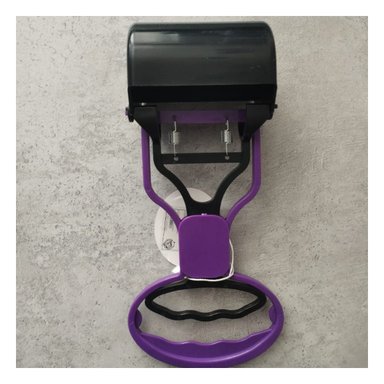 PACK4 PINZA PRACTICA MORADO PARA LIMPIEZA DE HECES - 2