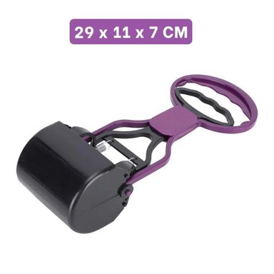 PACK4 PINZA PRACTICA MORADO PARA LIMPIEZA DE HECES - 4