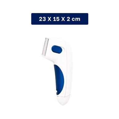 DISPOSITIVO MATA PULGAS ELECTRICO BLANCO CON AZUL PARA MASCOTAS Y+REGALO STICKER - 4