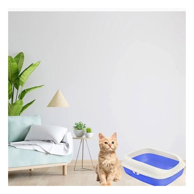 PACK2 SANITARIO PARCIAL AZUL PARA MASCOTAS DISENO SEGURO - 2