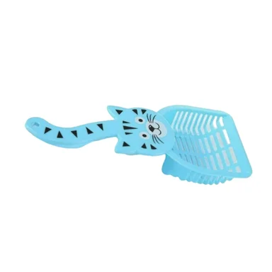 PACK4 UTENSILIO PLASTICO CARA DE GATO AZUL PARA JARDIN Y HOGAR FESTIVA Y+PAPEL REGALO - 3