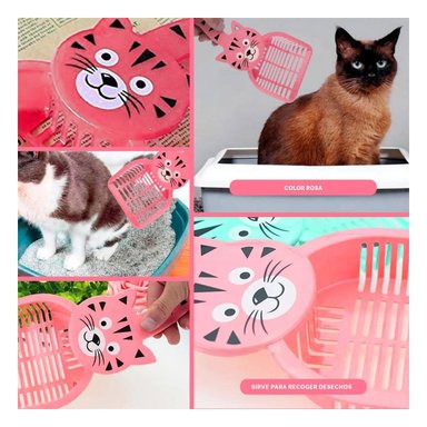 HERRAMIENTA CARA DE GATO ROSADO PARA CASA Y JARDIN DECORACION FESTIVA Y+POST IT - 5