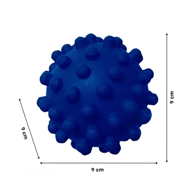 PACK2 JUGUETE DE ENTRENAMIENTO CAUCHO AZUL MEDIANA PARA JUEGOS EN INTERIOR Y EXTERIOR - 4