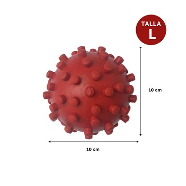PACK2 JUGUETE DE ENTRENAMIENTO CAUCHO ROJO GRANDE PARA JUEGOS EN INTERIOR Y EXTERIOR - 4