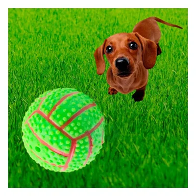 PACK6 SET DE JUEGO VERDE PARA PERRO DE CAUCHO CON RAYAS Y RELIEVE - 2
