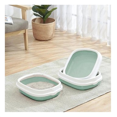 PACK6 UNIDAD VERDE PARA GATO CON PALA CERNIDORA 48X40X12,5 - 3