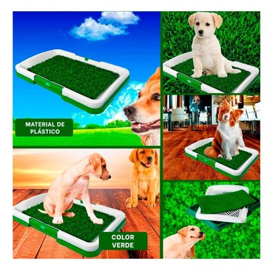 MODULO HIGIENICO PARA PERROS CACHORRO BLANCO PRACTICO PARA HOGAR - 5