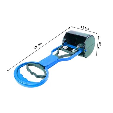 PACK4 RECOGEDOR DE HECES DE PERROS Y GATOS CELESTE PARA USO EXTERIOR - 4