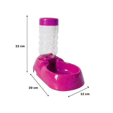 PACK4 MODULO DE AGUA PARA MASCOTA ROSADO DURABLE Y ESTABLE Y FIRME Y+PAPEL REGALO - 4