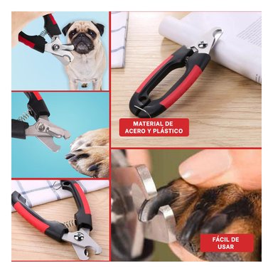 PACK12 SET DE PEDICURA PARA MASCOTAS DE FUNCION PRACTICA ROJO GRANDE EN SU CASA Y+PAPEL REGALO - 2