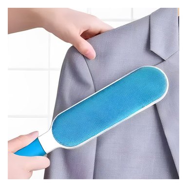 PACK4 ACCESORIO QUITA PELUSA CELESTE PRACTICO PARA MANTENER HOGAR LIMPIO - 2