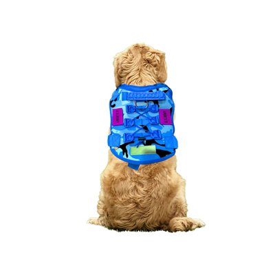 PACK6 ARNES PARA PERRO MEDIANO AZUL TACTICO TALLA XL COMODO Y FACIL DE AJUSTAR Y+REGALO STICKER - 2