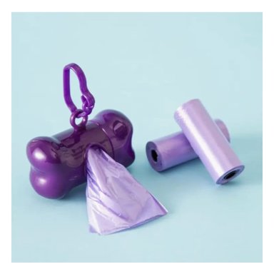 PACK12 DISPENSADOR MORADO CON CLIP INTEGRADO PARA PASEOS AL AIRE LIBRE Y+PAPEL REGALO - 5