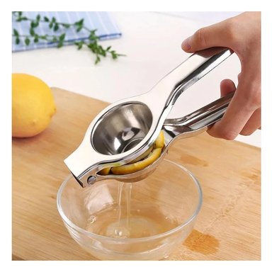 PACK4 EXTRACTOR EN COLOR PLATEADO 21 CM X 6 CM PARA LIMON EN METAL Y+REGALO STICKER - 5
