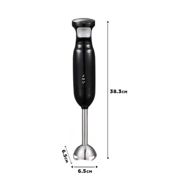 PACK2 LICUADORA DE MANO COLOR NEGRO CON POTENCIA DE 300W TIPO INMERSION PARA RECETAS VARIADAS - 4