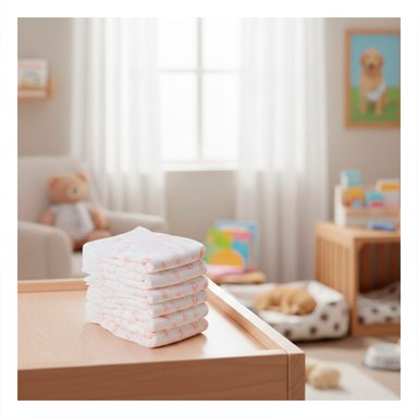 PACK2 BANDA PARA MANTENER LIMPIO EL HOGAR PERRO HEMBRA TALLA S ROSADO Y+REGALO STICKER - 3
