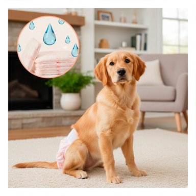 PACK2 PAQUETE HIGIENICO QUE CONTIENE VARIAS UNIDADES PERRO HEMBRA L ROSADO - 5