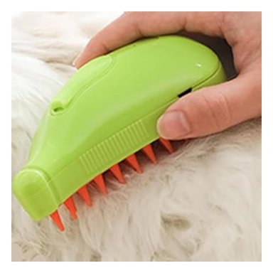 BROCHA CON TECNOLOGIA DE VAPOR EN COLOR VERDE Y NARANJA PARA MASCOTAS Y+POST IT - 2