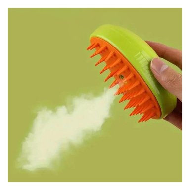 BROCHA CON TECNOLOGIA DE VAPOR EN COLOR VERDE Y NARANJA PARA MASCOTAS Y+POST IT - 3
