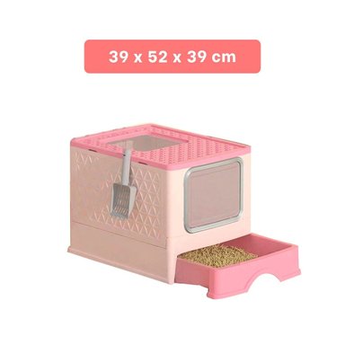 PACK4 CAJA EN ROSADO CON PALA COMBINADA Y SISTEMA COMPACTO DE BANDEJA Y+REGALO STICKER - 4