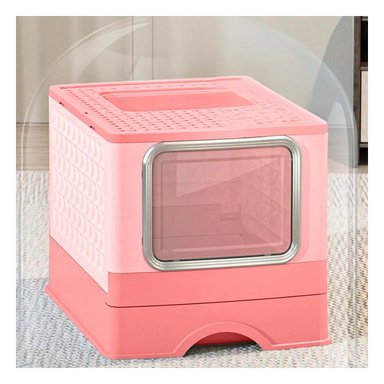 PACK4 CAJA EN ROSADO CON PALA COMBINADA Y SISTEMA COMPACTO DE BANDEJA Y+REGALO STICKER - 5