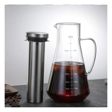 PACK2 CONTENEDOR DE VIDRIO TRANSPARENTE 26 X 13,5 CM PARA CAFE Y TE - 5