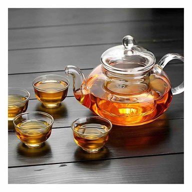 RECIPIENTE ELEGANTE PARA INFUSIONES EN DESAYUNOS ESPECIALES 800 ML Y+PAPEL REGALO - 2