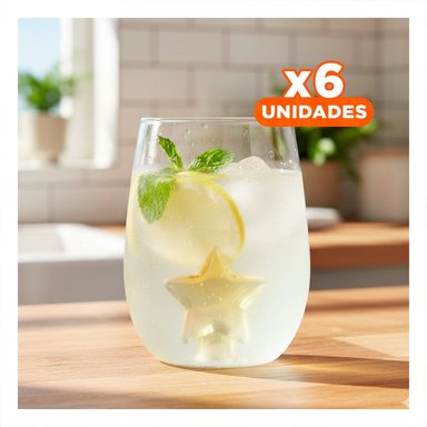 PACK6 MINI COPA COMPACTA PARA REUNIONES Y DESAYUNOS 450 ML Y+REGALO STICKER - 1