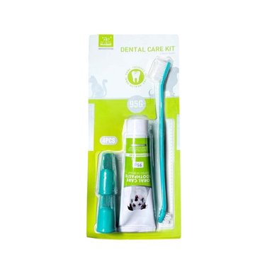 PACK2 ESTUCHE HIGIENE DENTAL VERDE AGUA PORTATIL CON ACCESORIOS PERSONALES Y+REGALO STICKER - 2