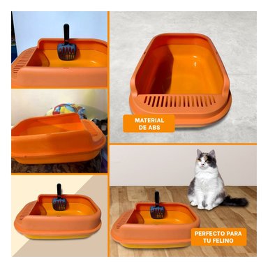 PACK4 MODULO SANITARIO ABIERTO CON PALA CERNIDORA 51X36,5CM NARANJA Y+REGALO STICKER - 2