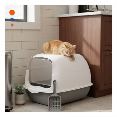 PACK2 BANDEJA SANITARIA ABIERTA CON PALA PARA GATOS VERDE LIMÓN - 2
