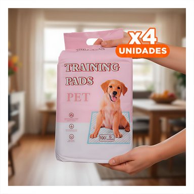 PACK4 ALFOMBRA ABSORBENTE TALLA S CELESTE PARA SUS HIJOS Y SUS PEQUEÑOS ANIMALES - 1