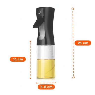 PACK6 PULVERIZADOR DE VIDRIO NEGRO 220ML PARA CREAR RECETAS CON SU FAMILIA Y+PAPEL REGALO - 4